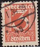 Austria 1925 Numbers 3 Red Scott 305